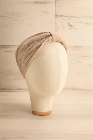 Bromley Beige | Knit Headband
