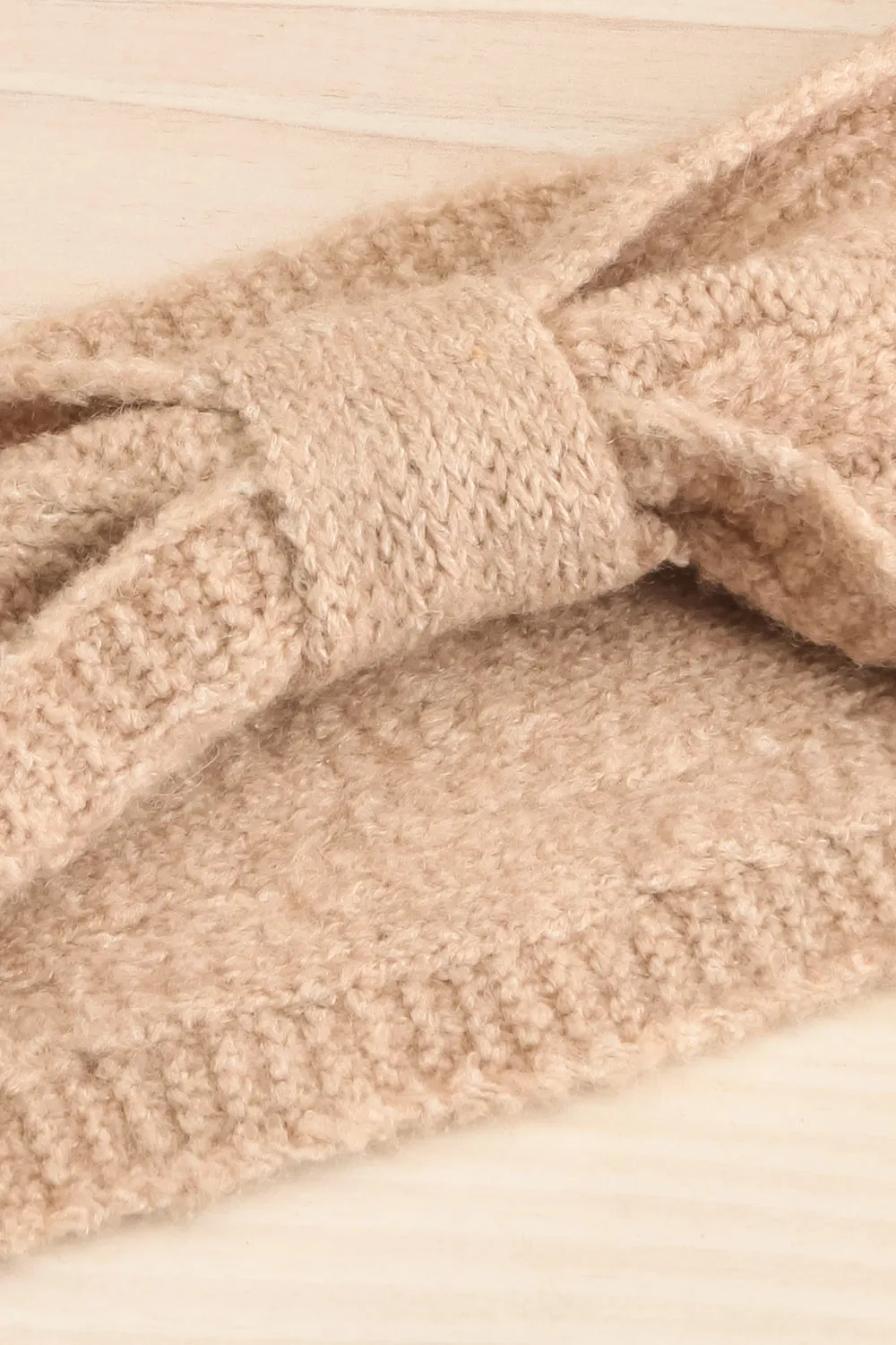 Bromley Beige | Knit Headband
