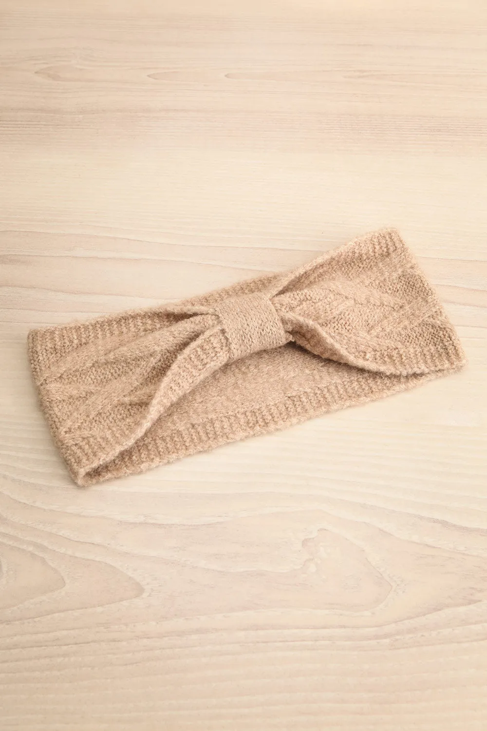 Bromley Beige | Knit Headband
