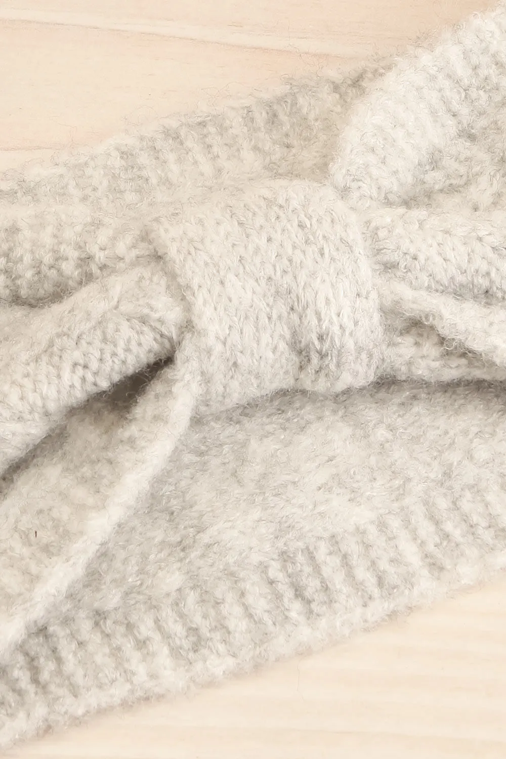 Bromley Grey | Knit Headband