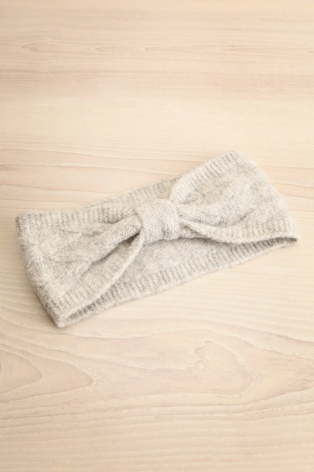 Bromley Grey | Knit Headband