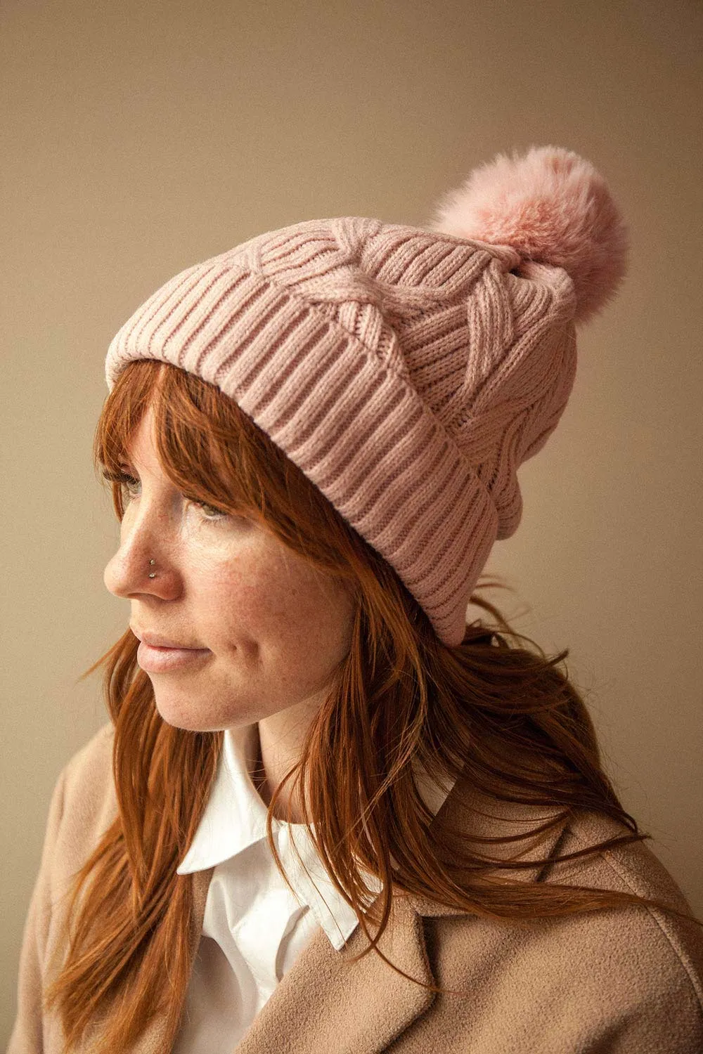 Budapest | Pink Knit Tuque