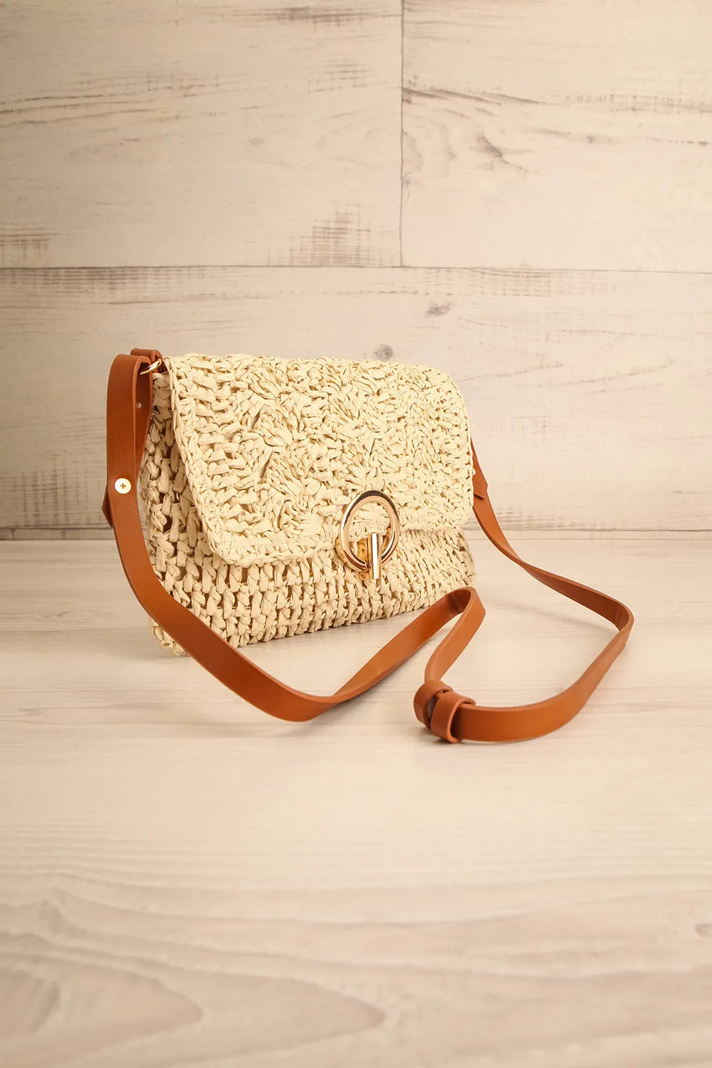 Cabecou | Small Straw Crossbody Bag