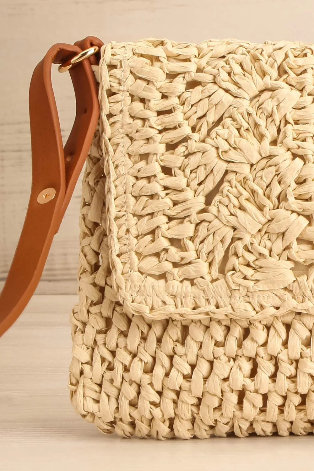 Cabecou | Small Straw Crossbody Bag