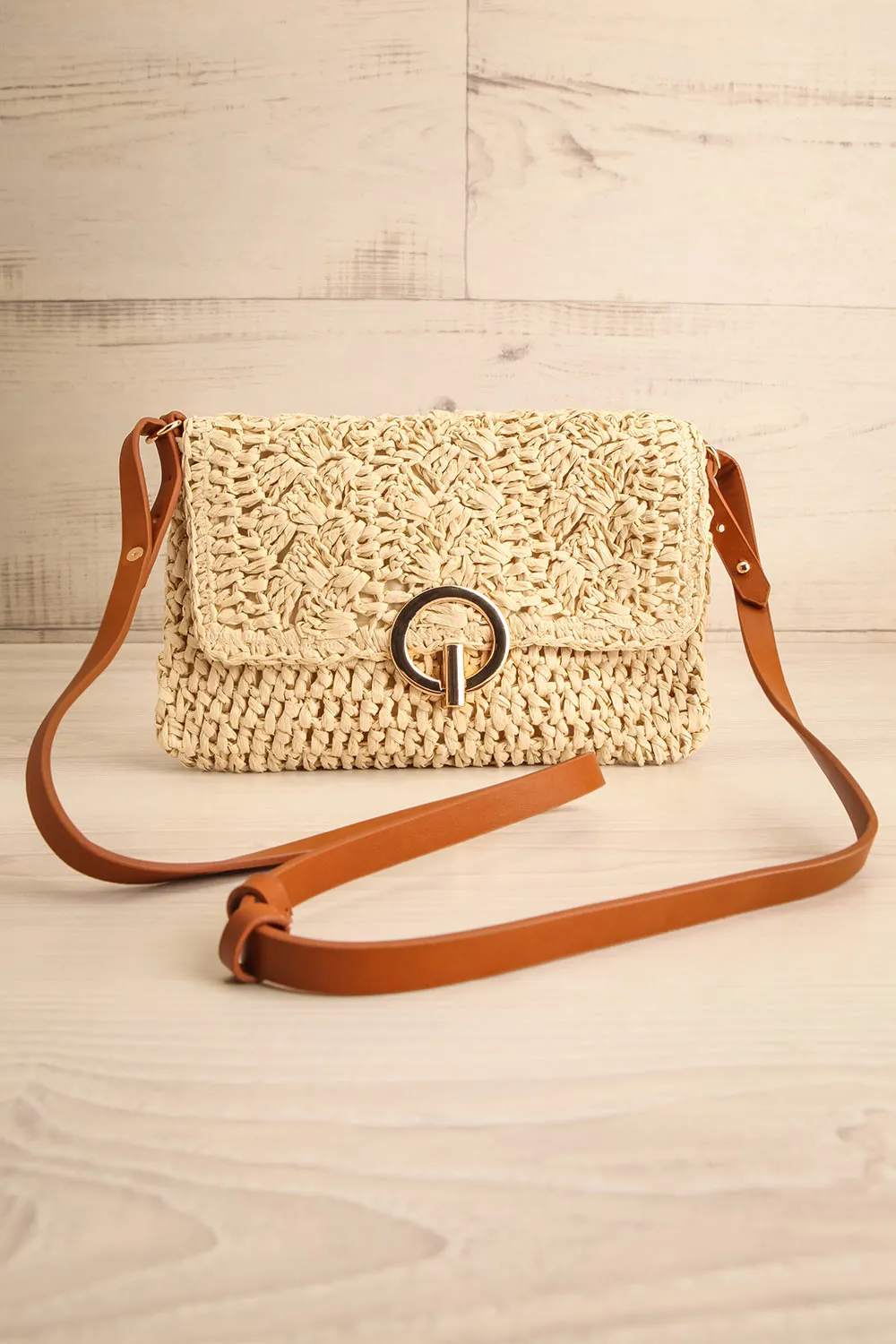Cabecou | Small Straw Crossbody Bag