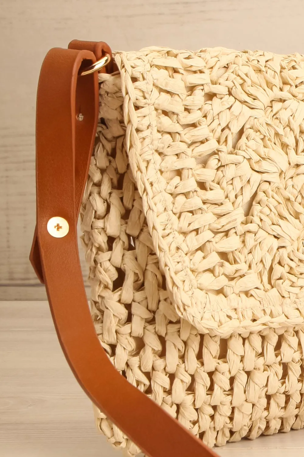 Cabecou | Small Straw Crossbody Bag