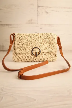 Cabecou | Small Straw Crossbody Bag