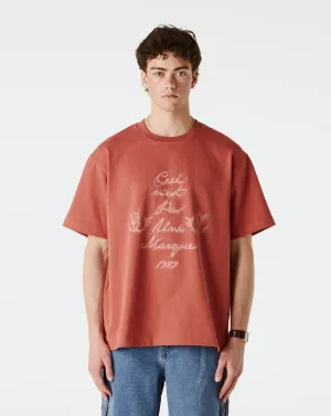 Ceci N'Est Pas Hand-Embroidered Scribble T-Shirt