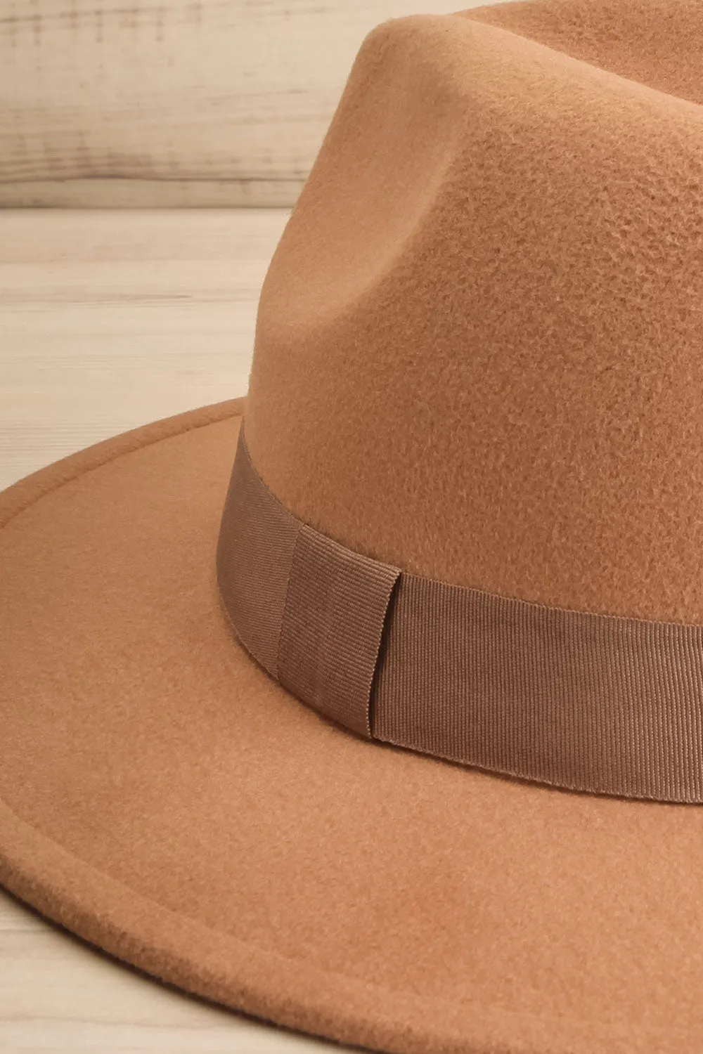 Chelny | Brown Wide Brim Felt Hat