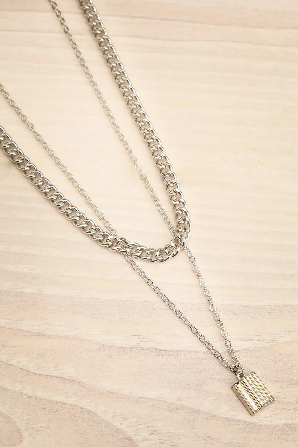 Chorley Silver | Two Chain Necklace