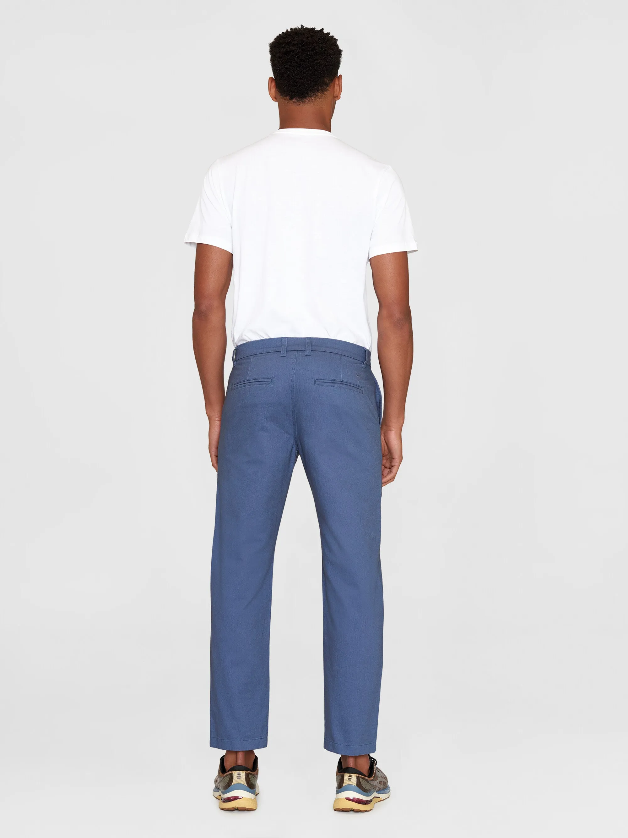 CHUCK regular twill chino pants - Vintage Indigo Knowledge Cotton
