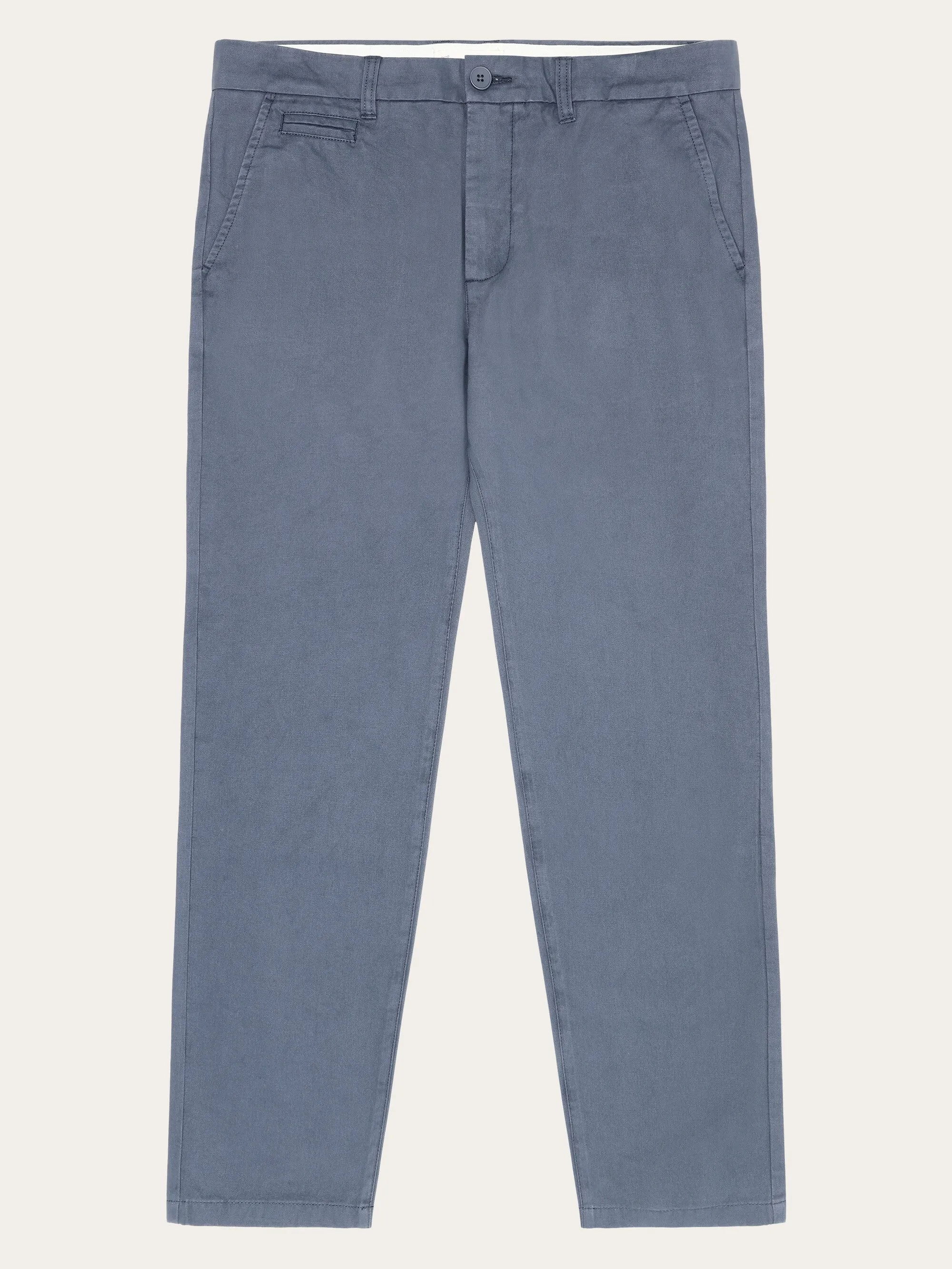 CHUCK regular twill chino pants - Vintage Indigo Knowledge Cotton