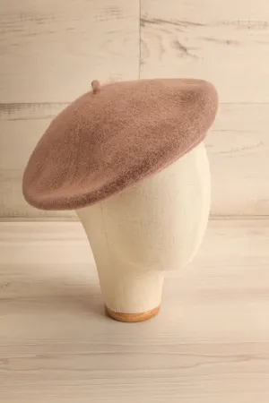 Ciel d'Hiver Taupe | Wool Beret