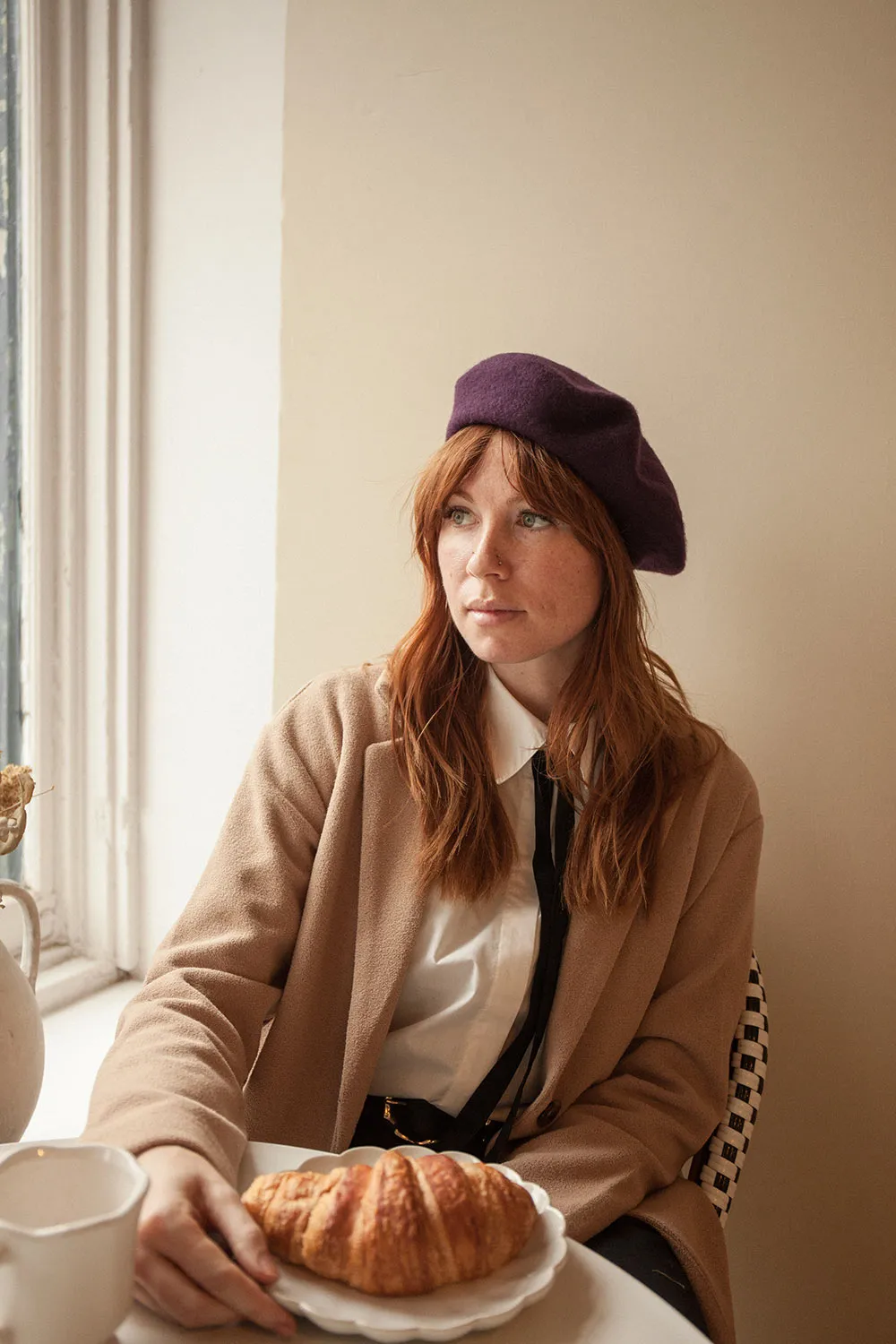 Ciel d'Hiver Taupe | Wool Beret