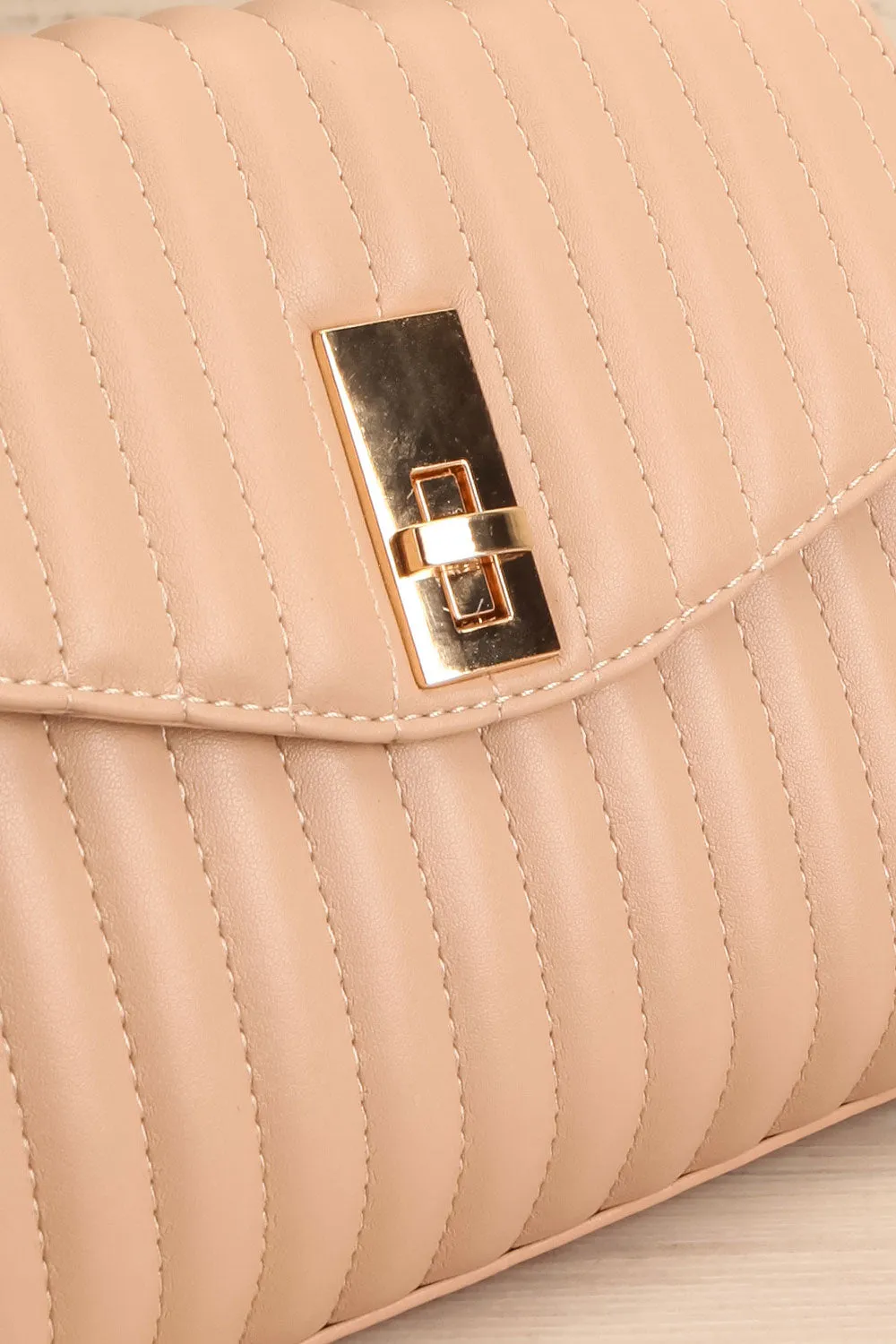 Cimulis Beige | Quilted Crossbody Handbag