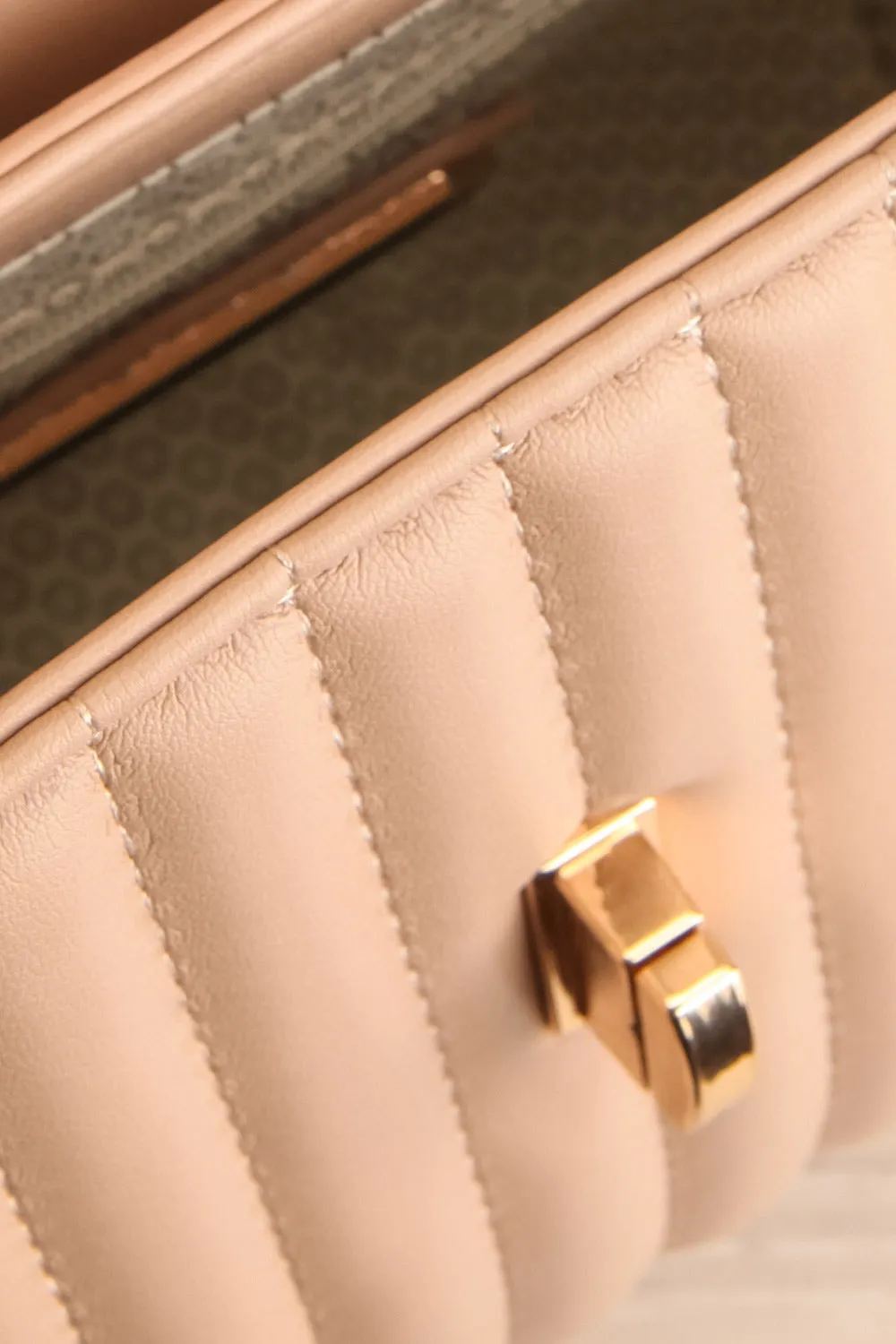 Cimulis Beige | Quilted Crossbody Handbag