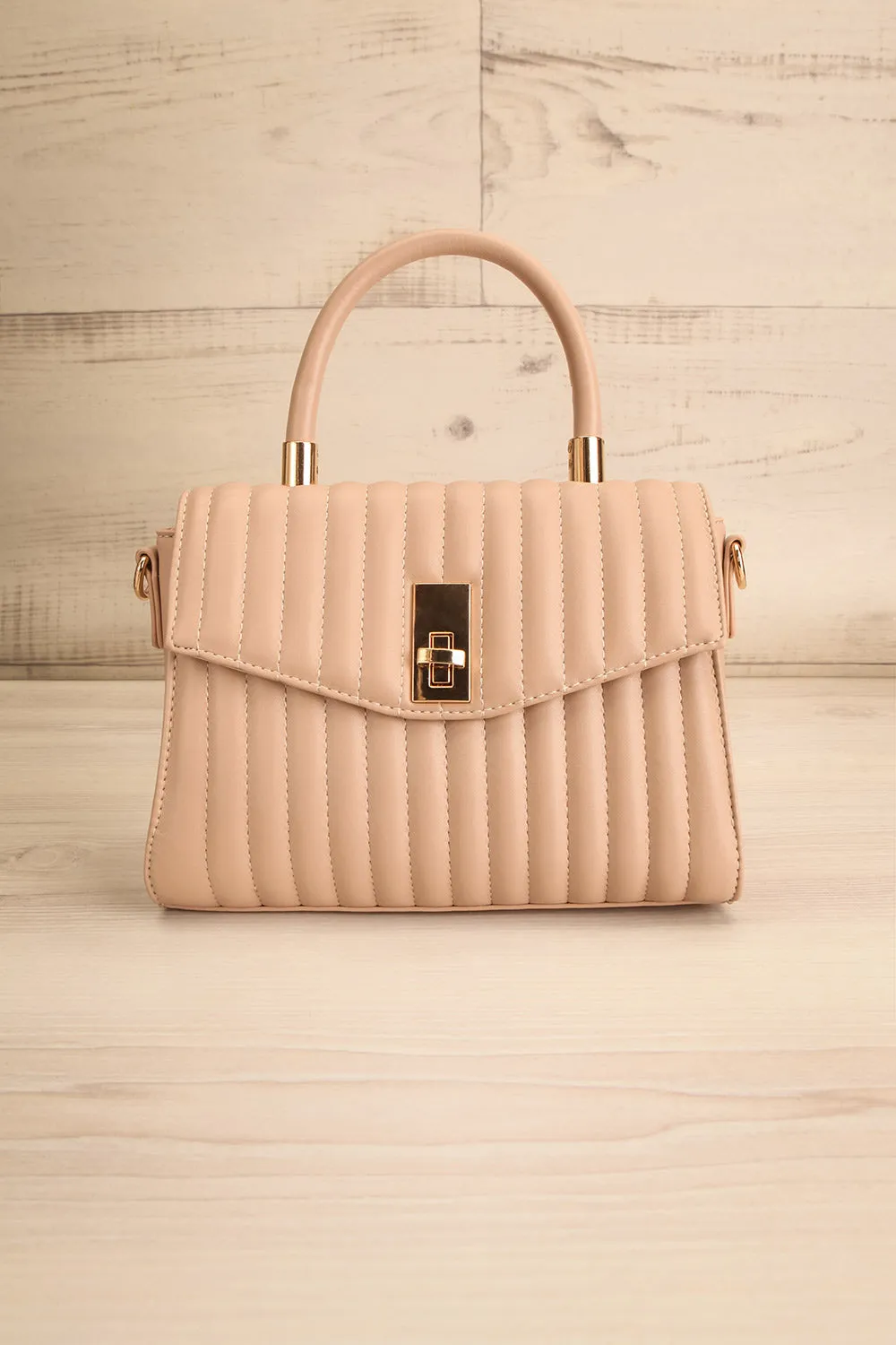 Cimulis Beige | Quilted Crossbody Handbag