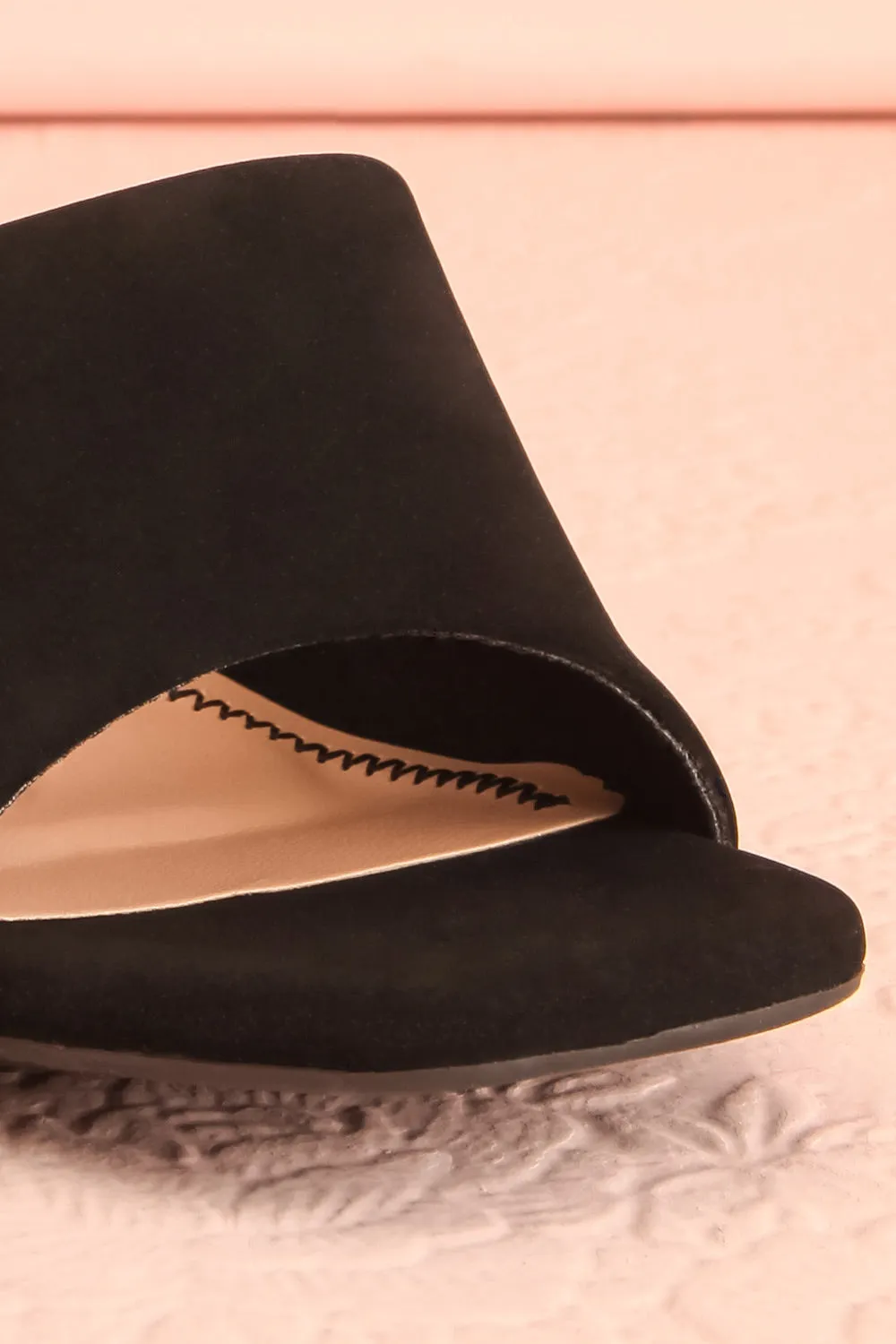 Cinah | Black High Heel Sandals
