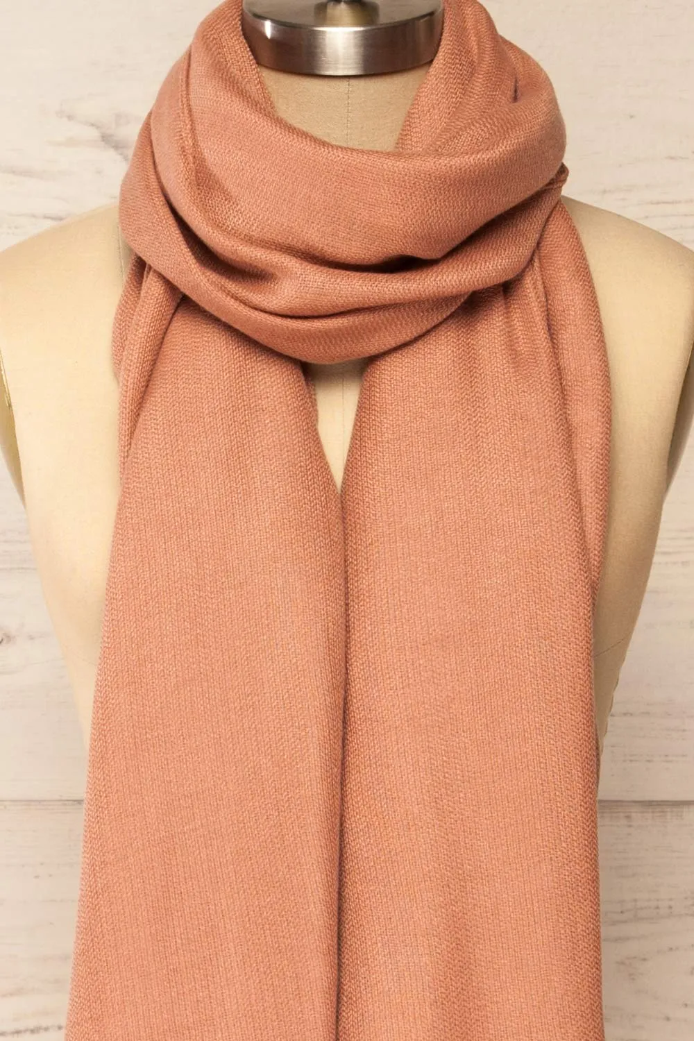 Classiqe Pink | Large Knit Scarf