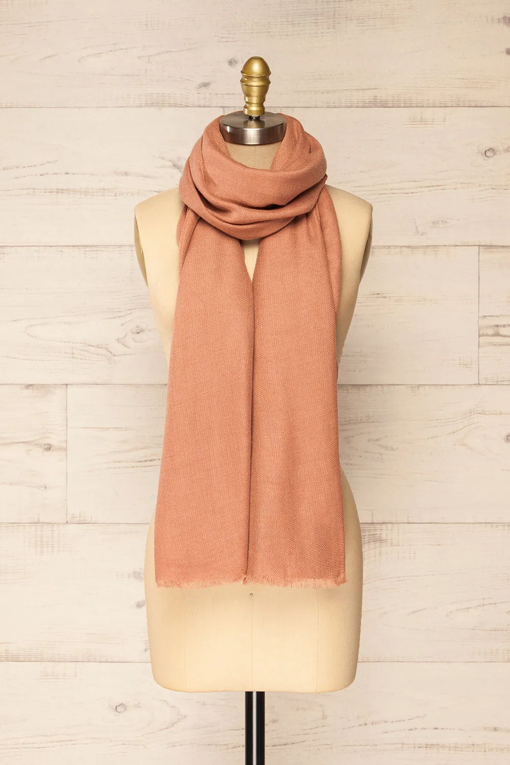 Classiqe Pink | Large Knit Scarf
