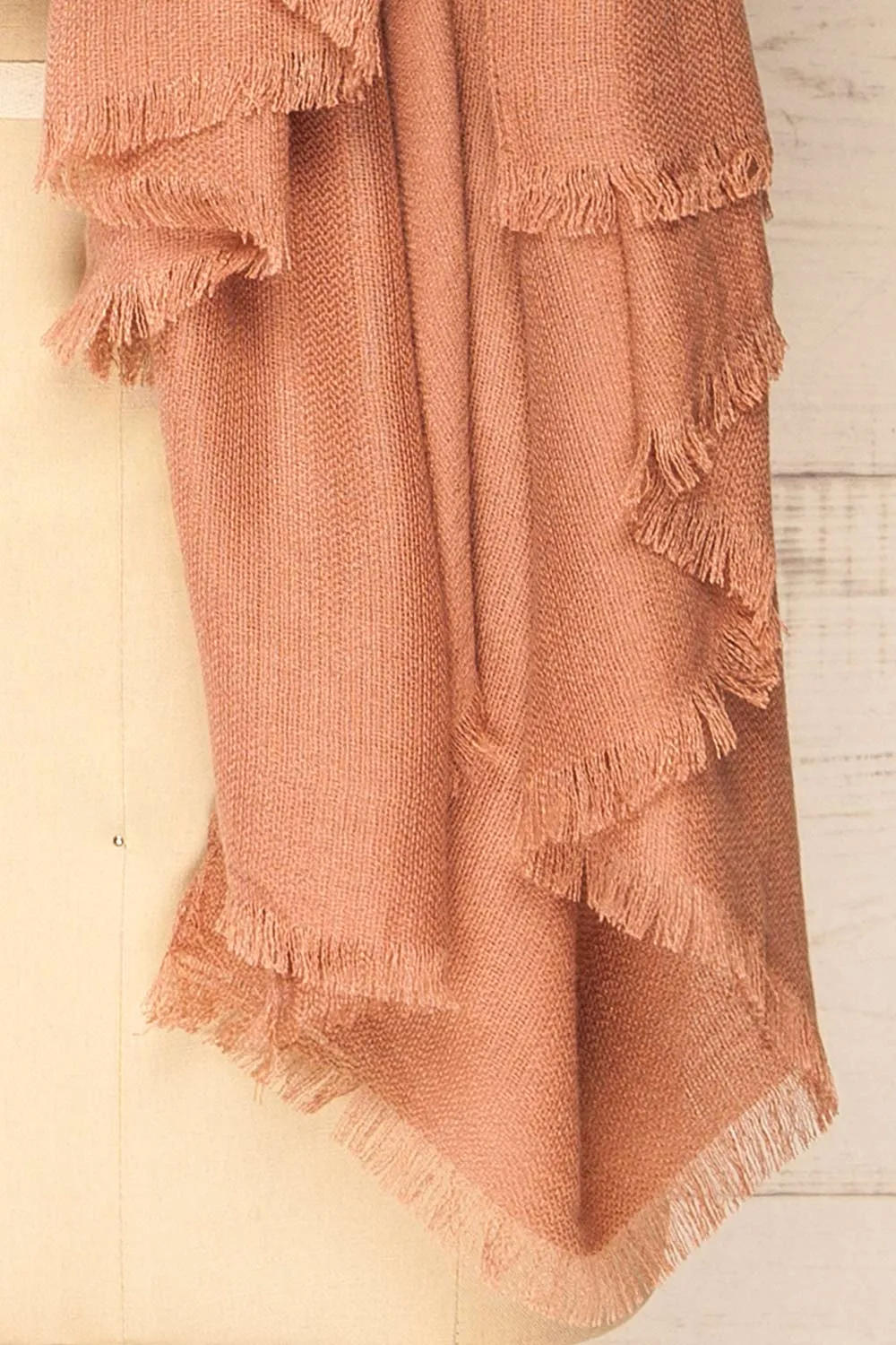 Classiqe Pink | Large Knit Scarf