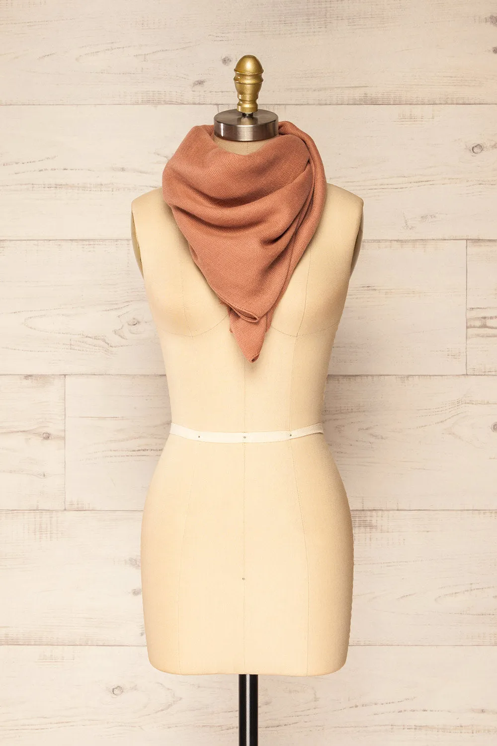 Classiqe Pink | Large Knit Scarf