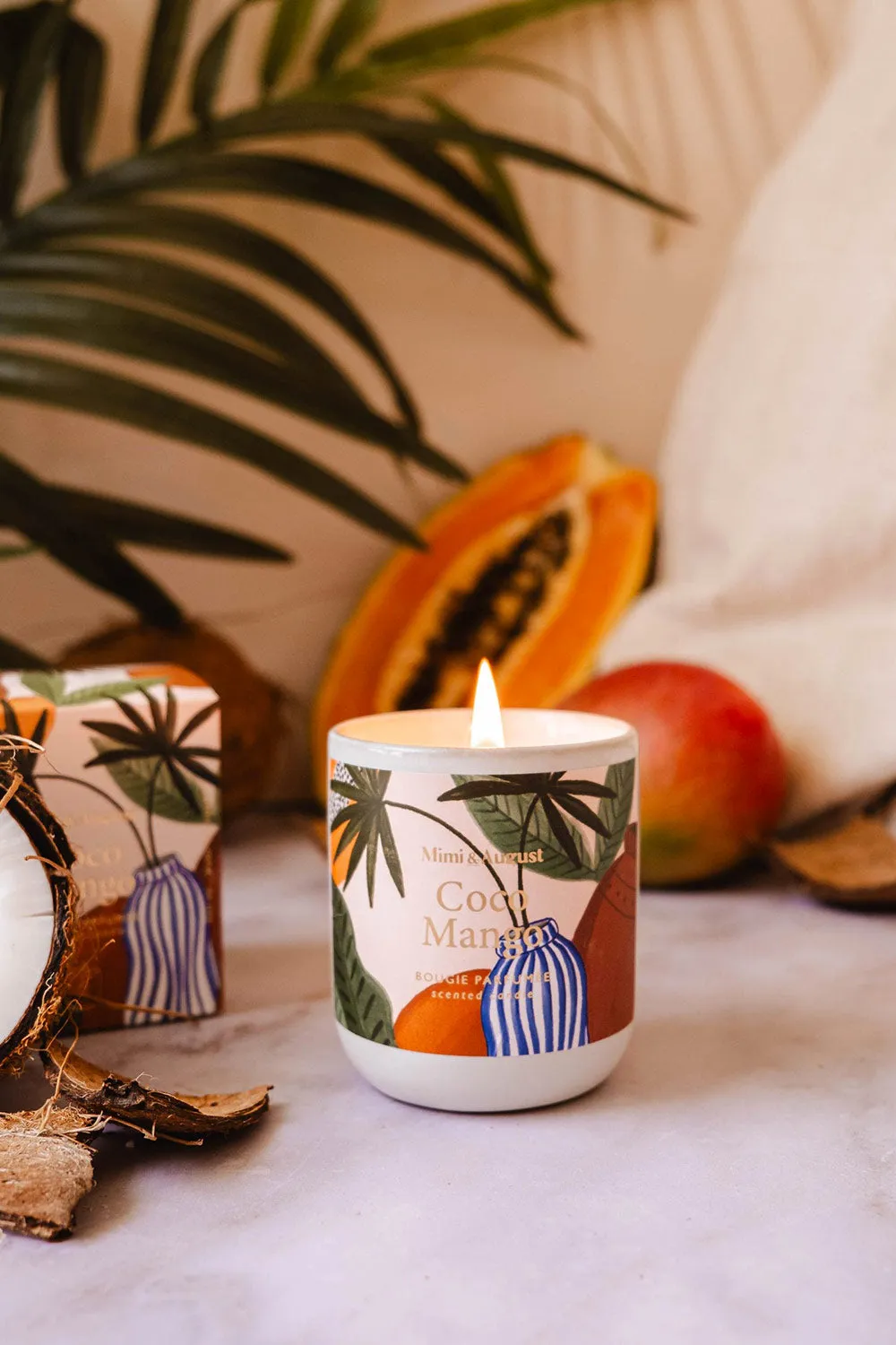Coco Mango | Reusable Candle