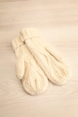 Colonel Ivory | Knit Mittens