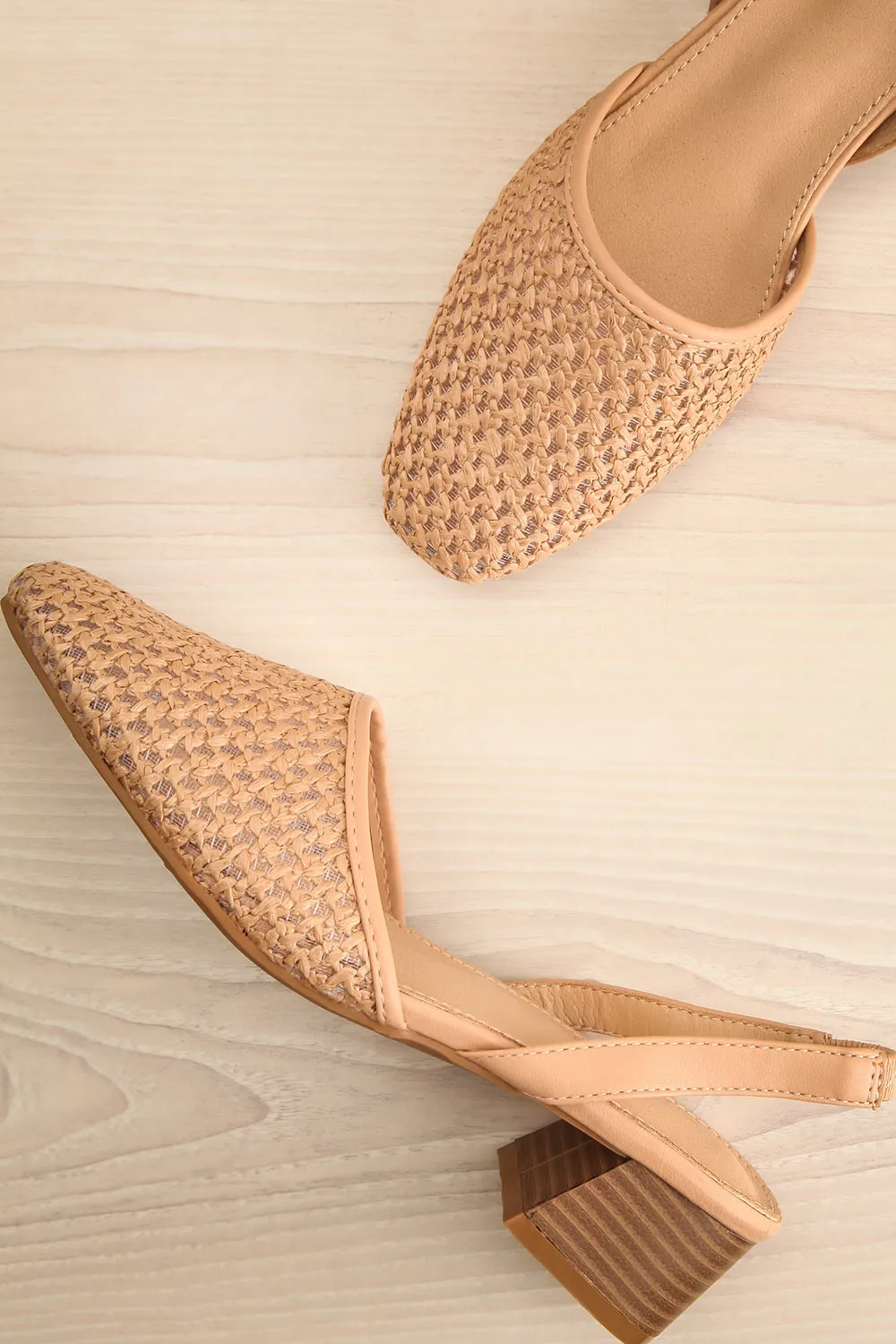 Complector Beige | Sling-Back Heels