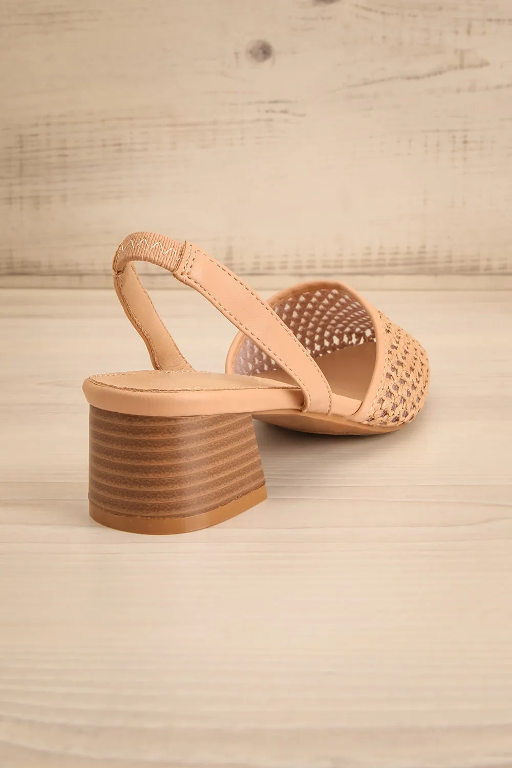 Complector Beige | Sling-Back Heels
