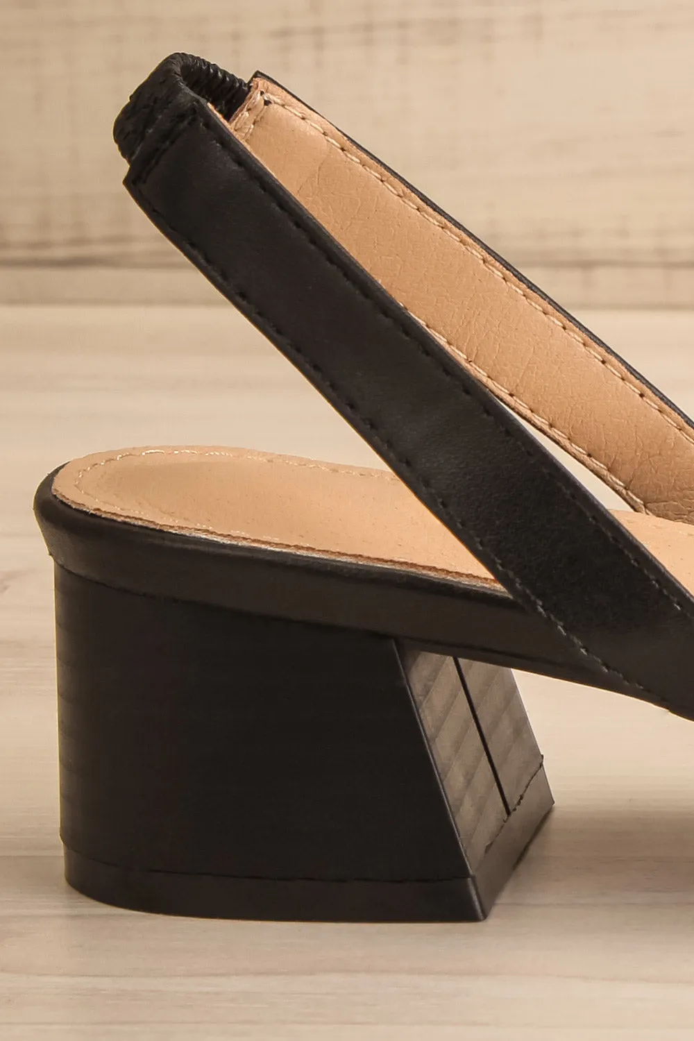 Complector Black | Sling-Back Heels
