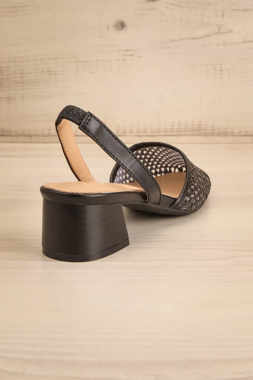 Complector Black | Sling-Back Heels
