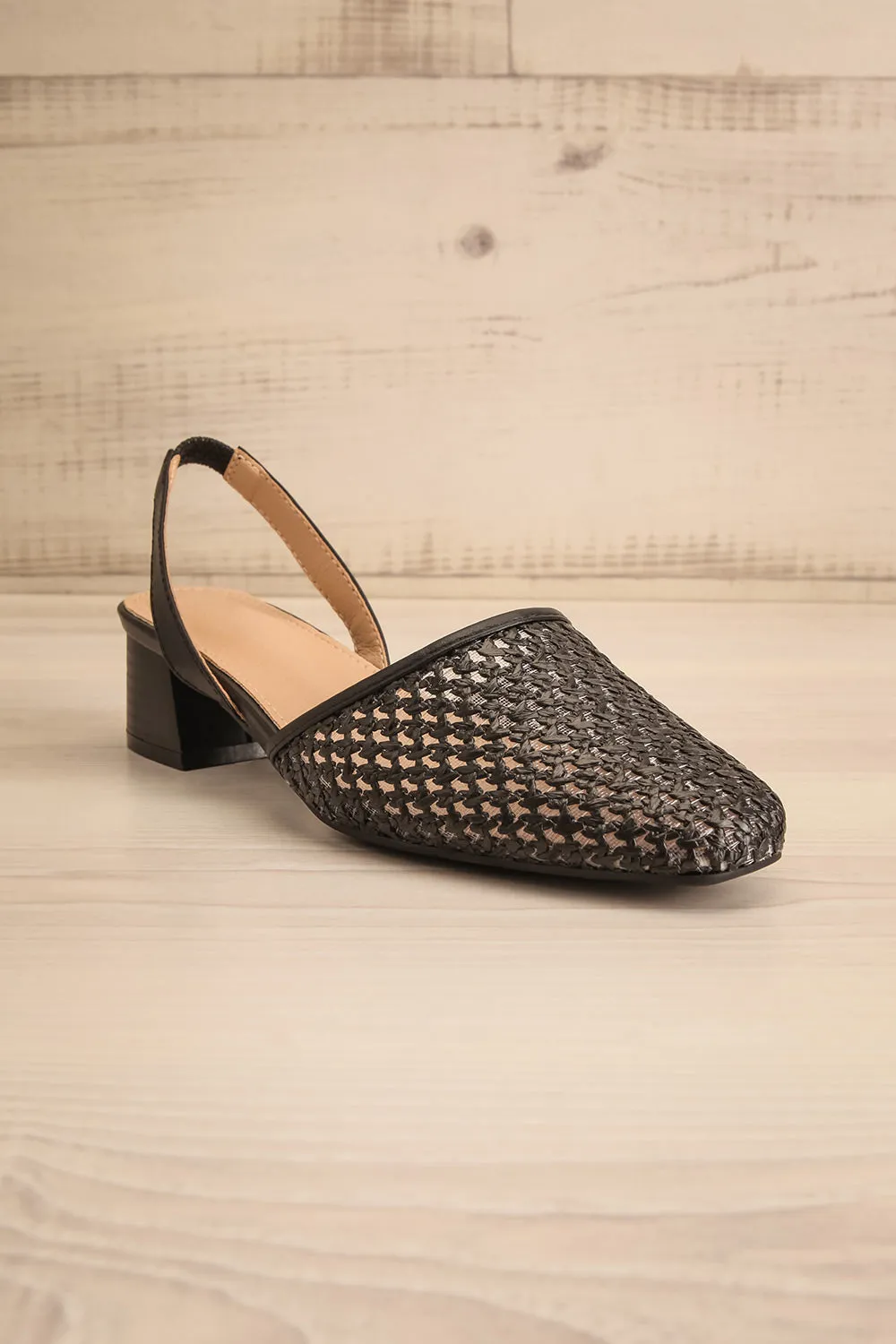 Complector Black | Sling-Back Heels