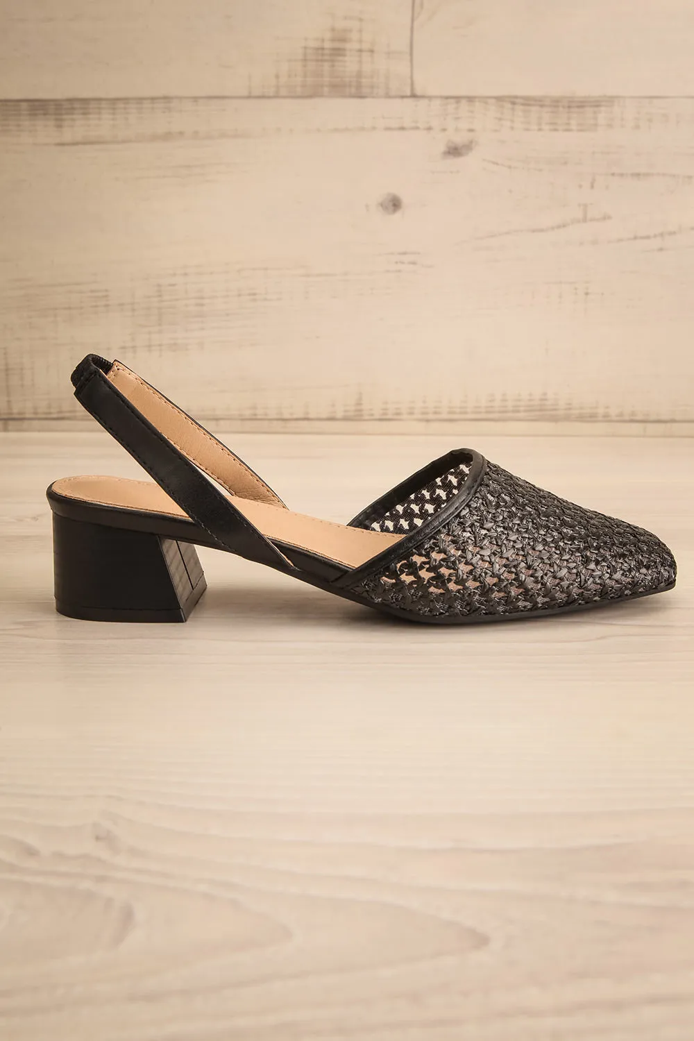 Complector Black | Sling-Back Heels