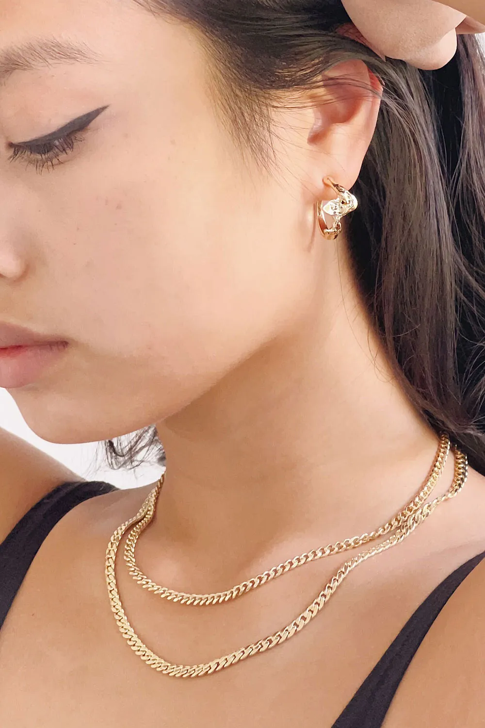 Cotonnier Silver | Recycled 2-In-1 Curb Chain Necklace