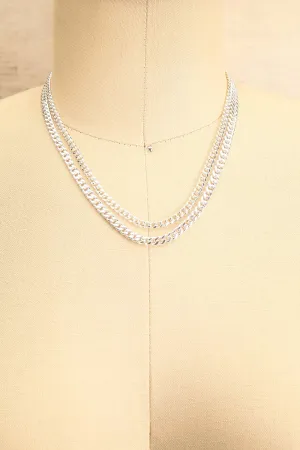 Cotonnier Silver | Recycled 2-In-1 Curb Chain Necklace