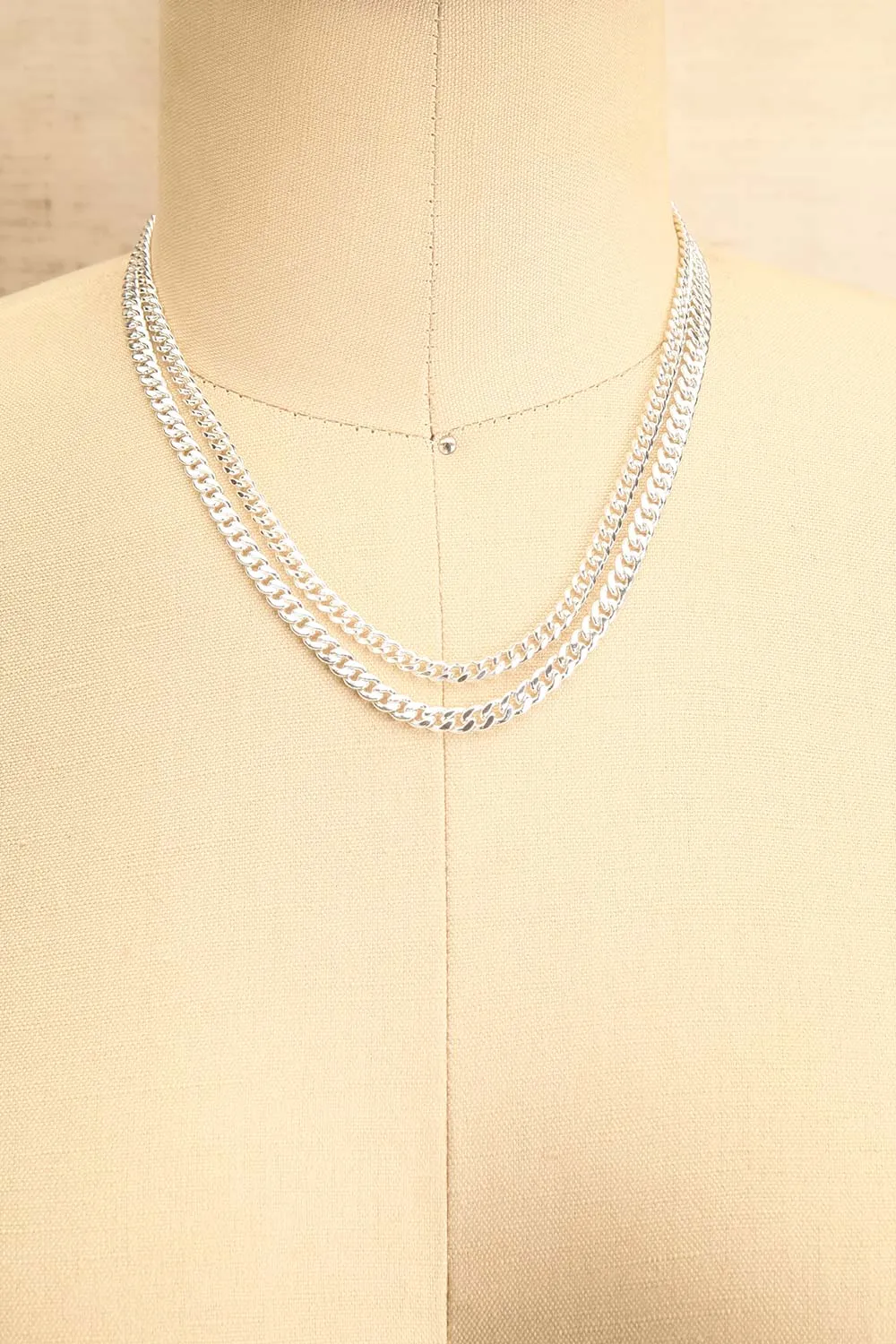 Cotonnier Silver | Recycled 2-In-1 Curb Chain Necklace