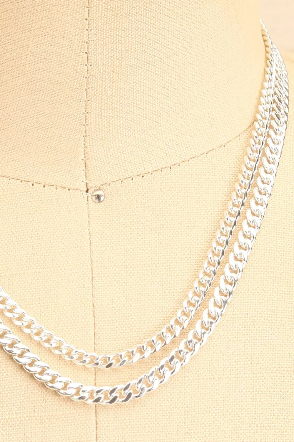 Cotonnier Silver | Recycled 2-In-1 Curb Chain Necklace