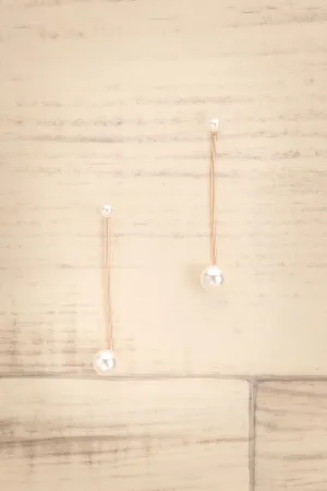 Cristobal | Gold Earrings w/ Pearls