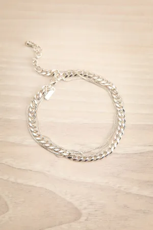 Croate Silver | 3-in-1 Chain Bracelet