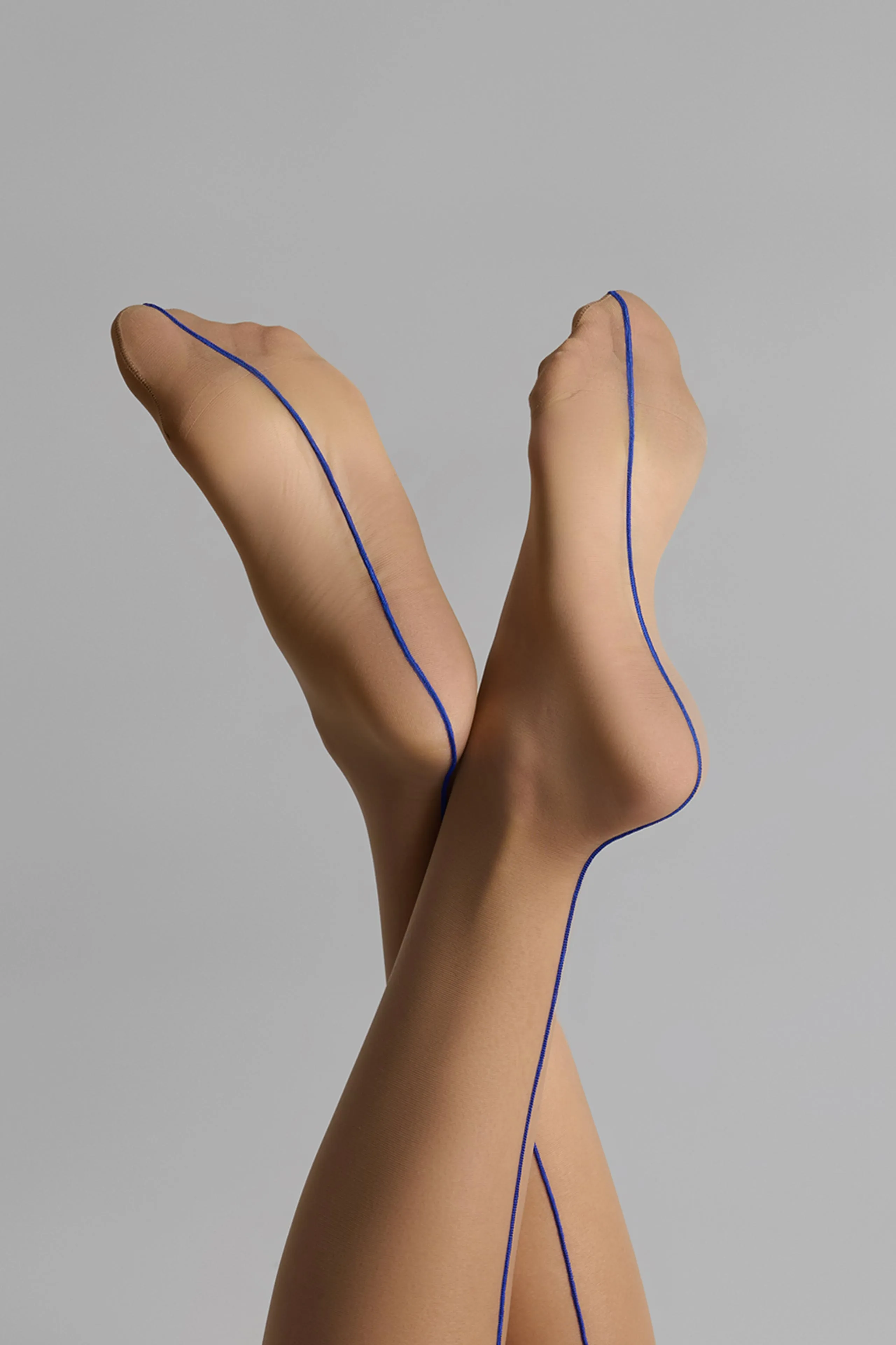 Cut and curled back seamed stockings - 20D - Les Coquetteries Maison Close