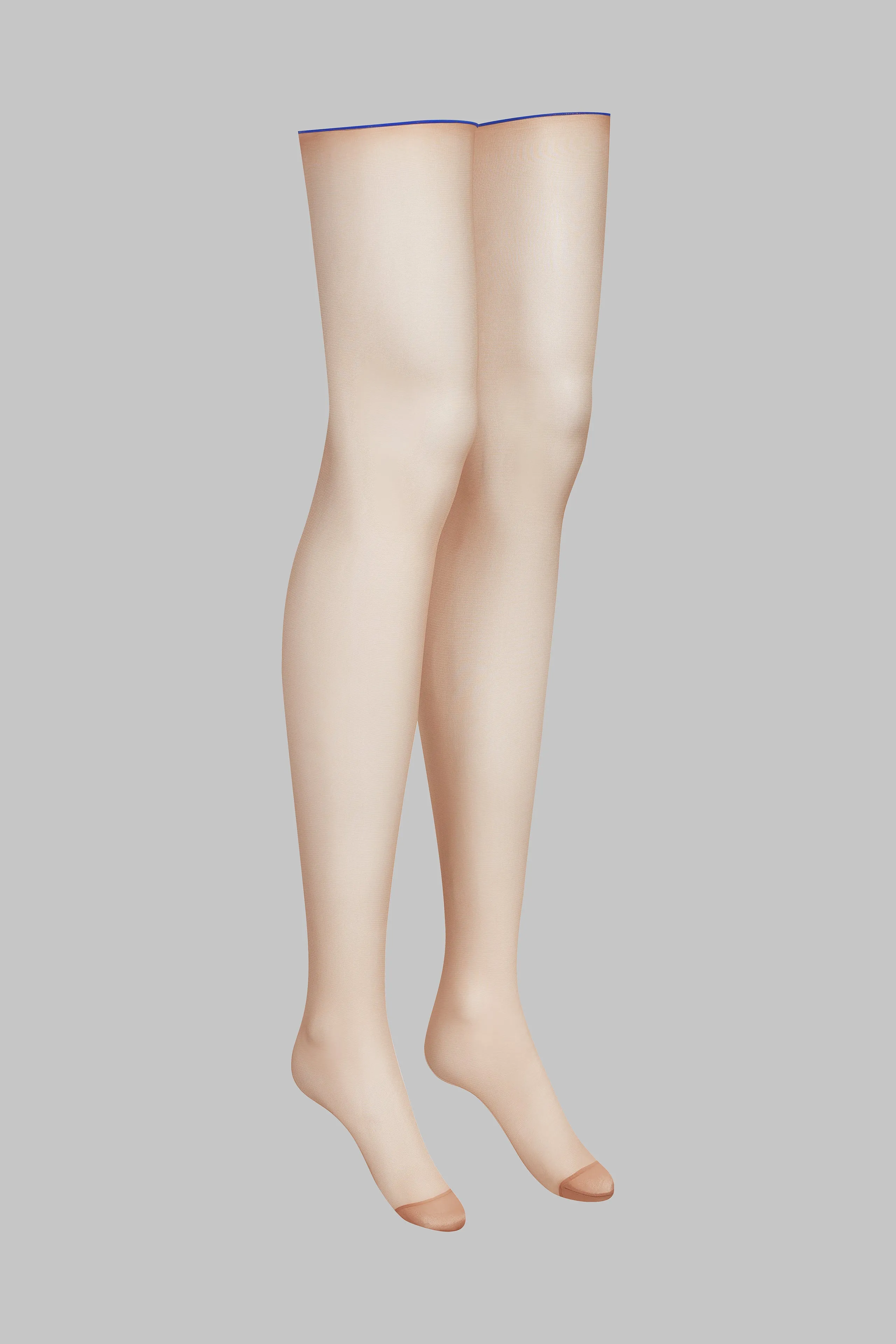 Cut and curled back seamed stockings - 20D - Les Coquetteries Maison Close