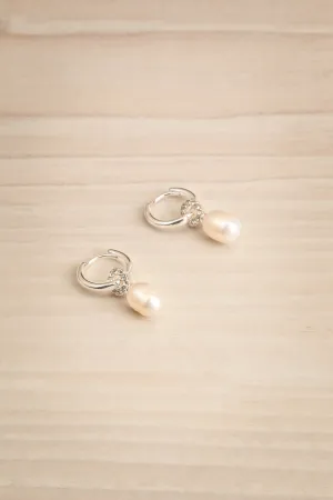 Davinia Silver | Removable Pendant Earrings