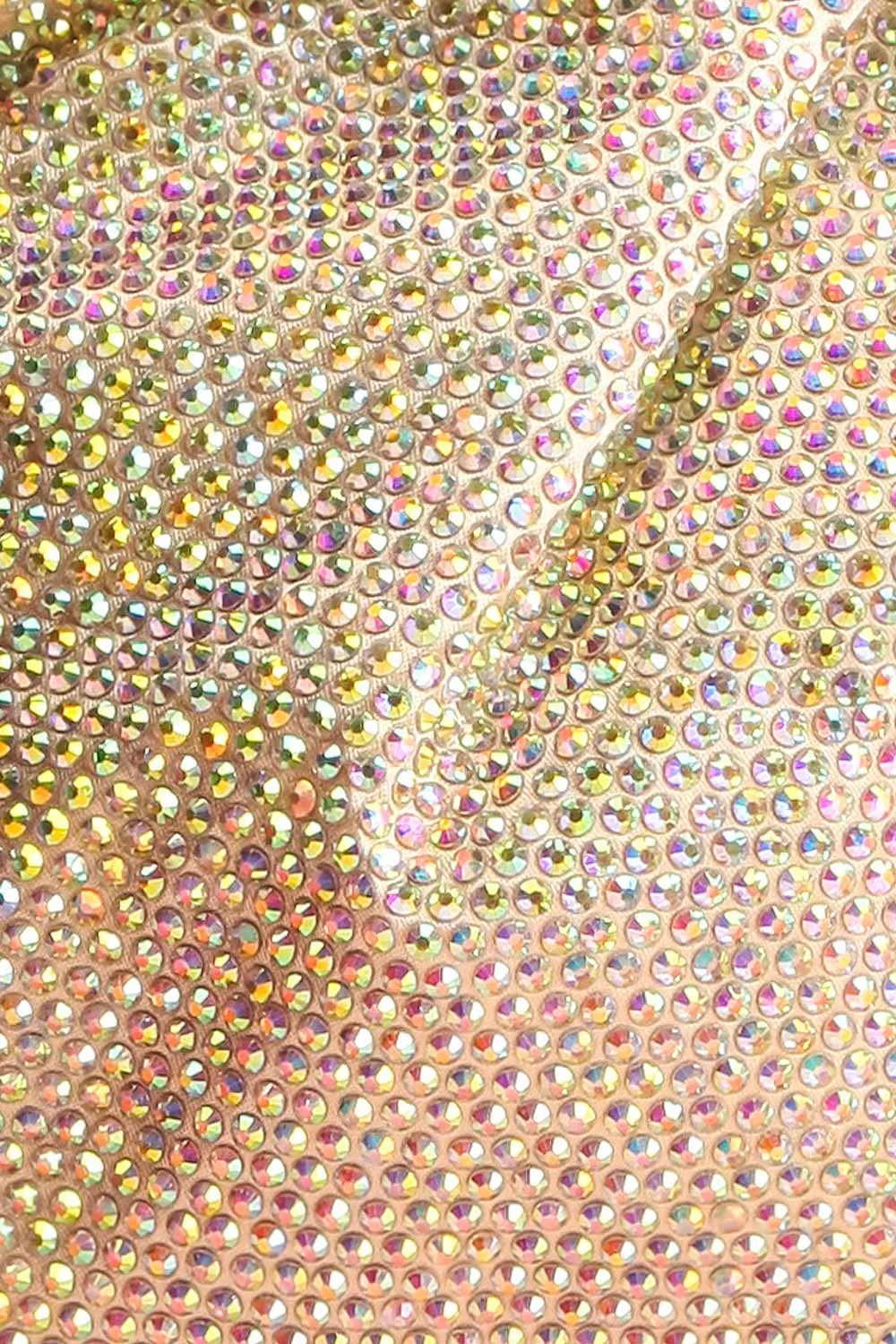 Demure Iridescent | Crystal Clutch