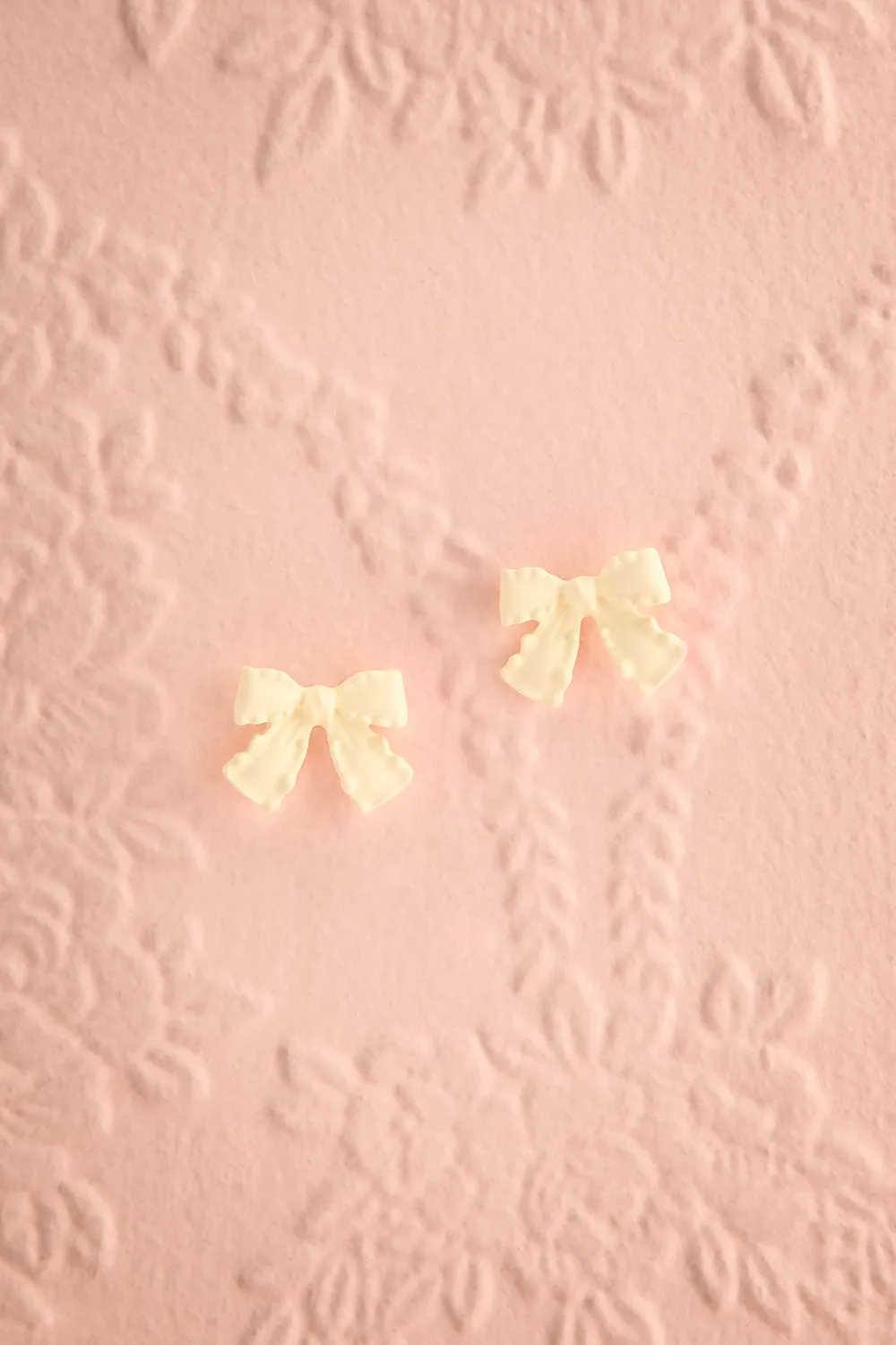Devika Ivory | Bow Earrings