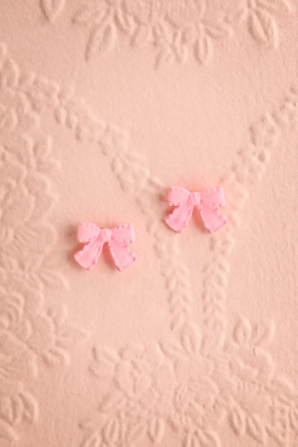 Devika Pink | Bow Earrings