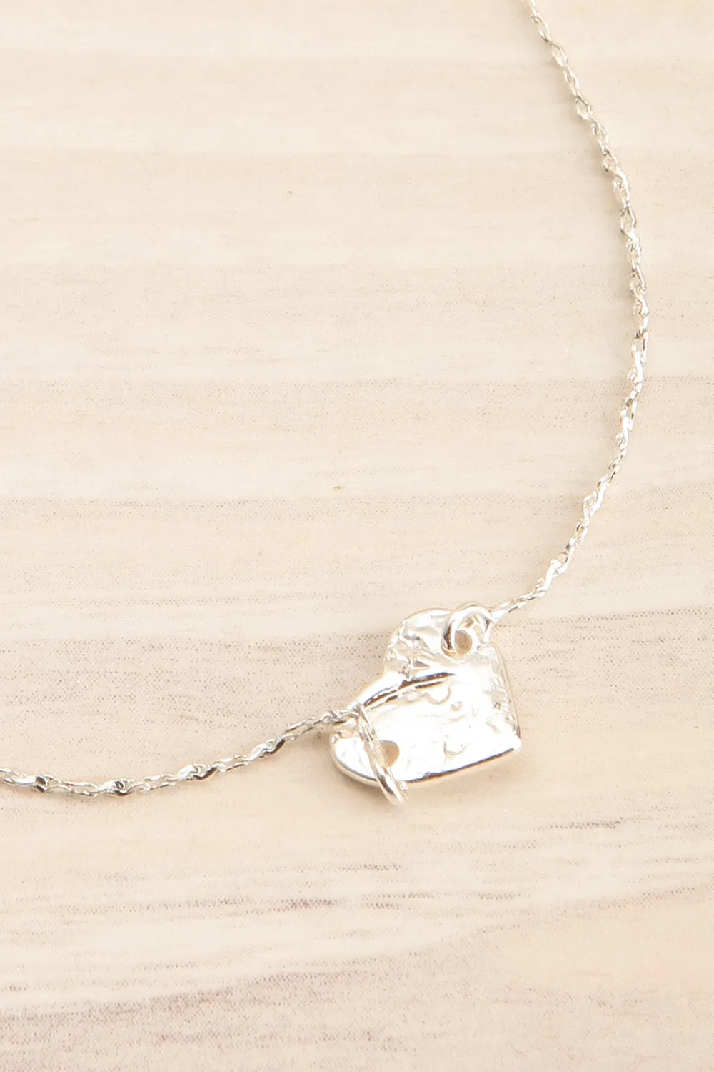 Durlan Silver | Minimalist Heart Bracelet