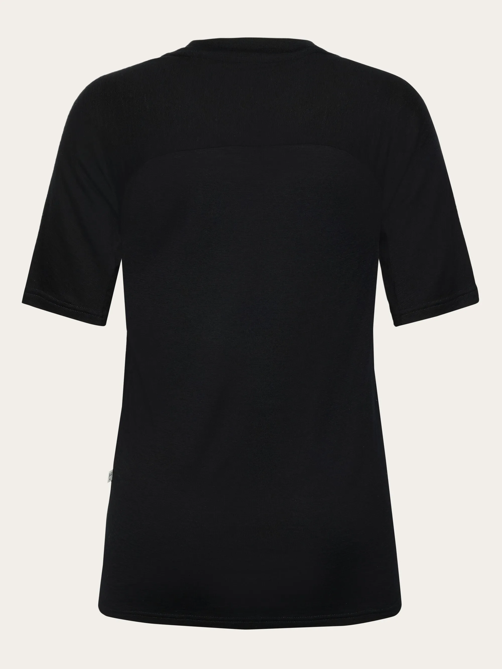 Dynamic Wool 175 Single constructed t-shirt - RWS - Black Jet Knowledge Cotton