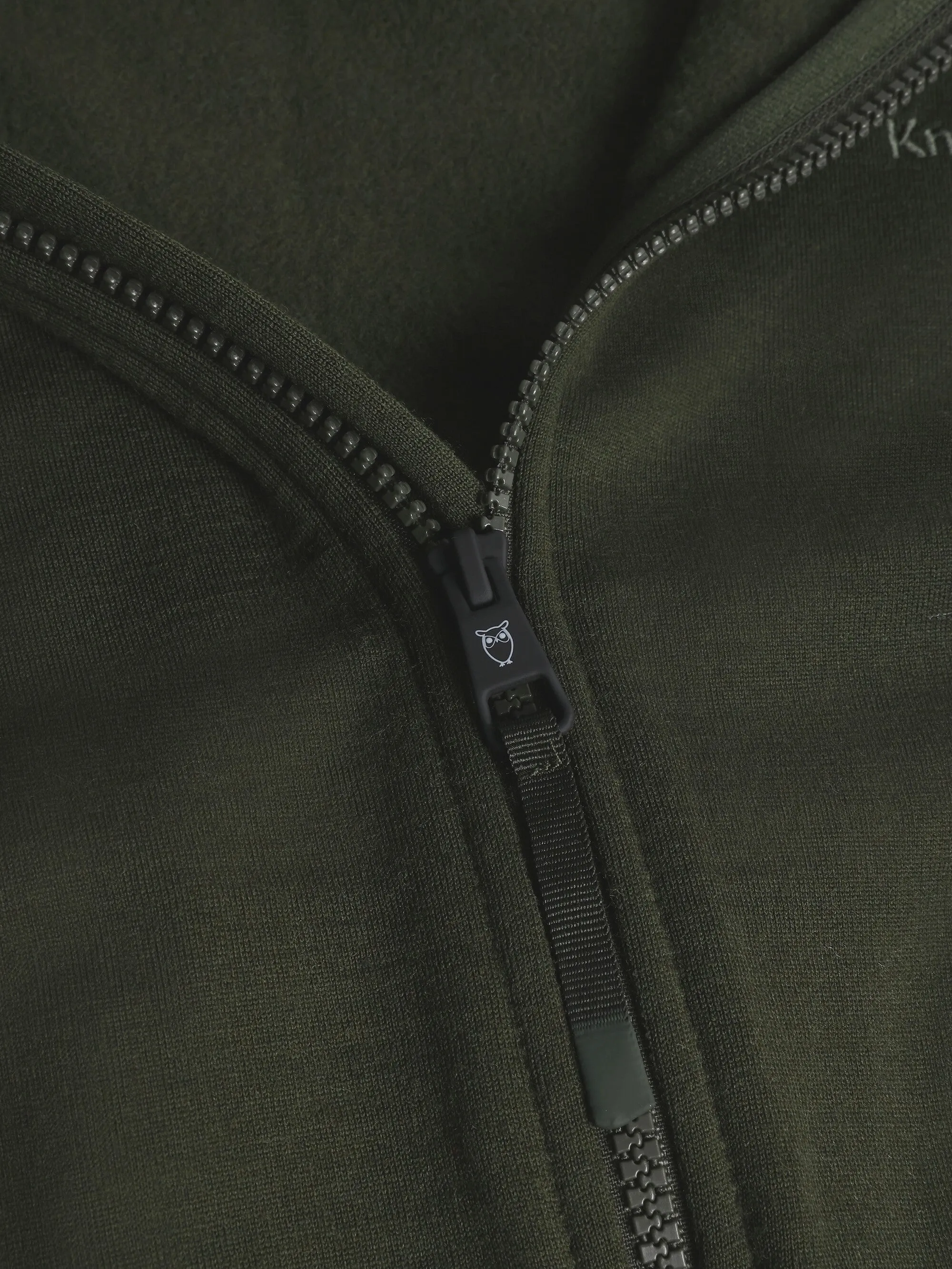 Dynamic Wool 320 Fleece hoodie - RWS - Forrest Night Knowledge Cotton
