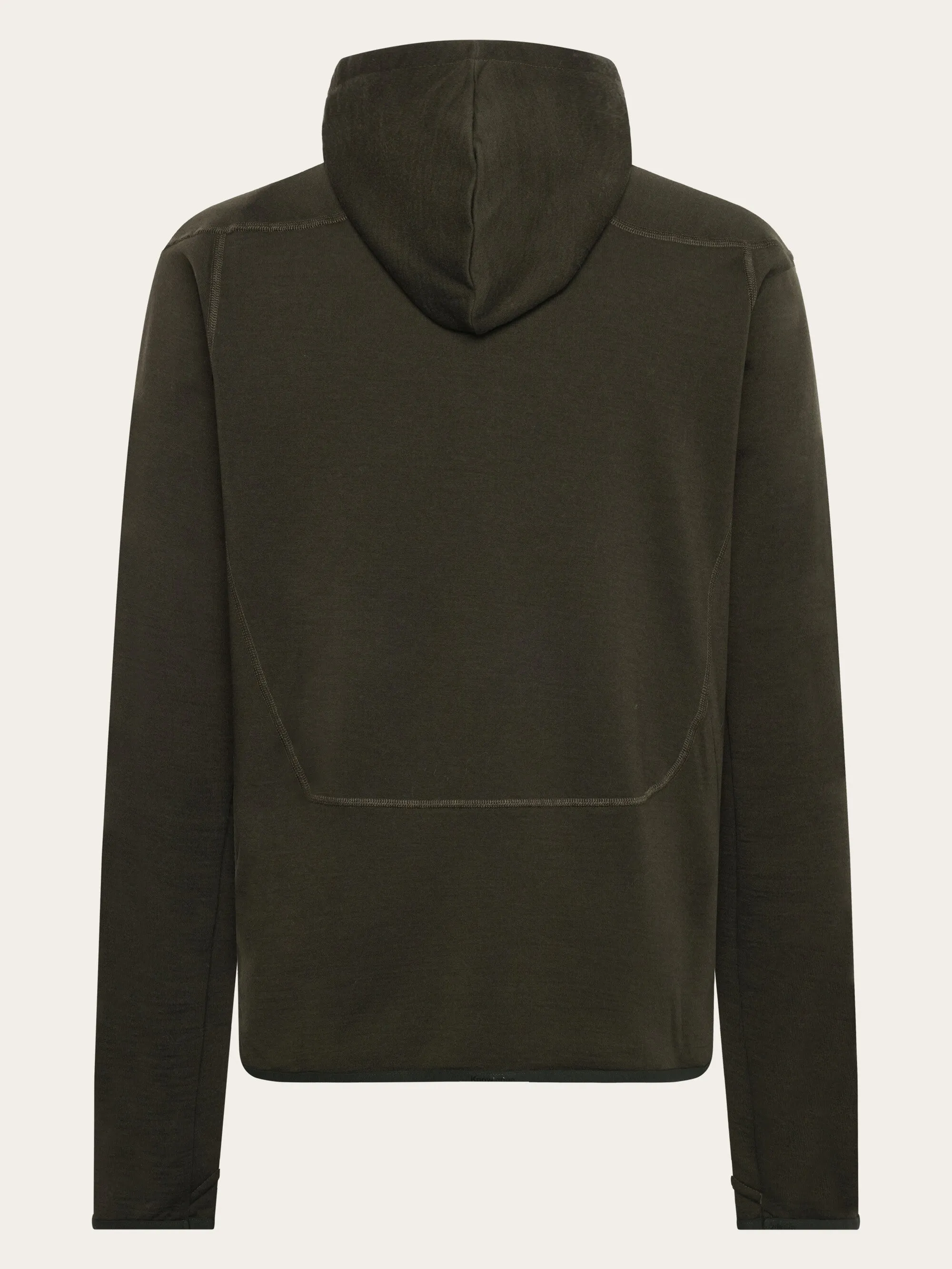 Dynamic Wool 320 Fleece hoodie - RWS - Forrest Night Knowledge Cotton